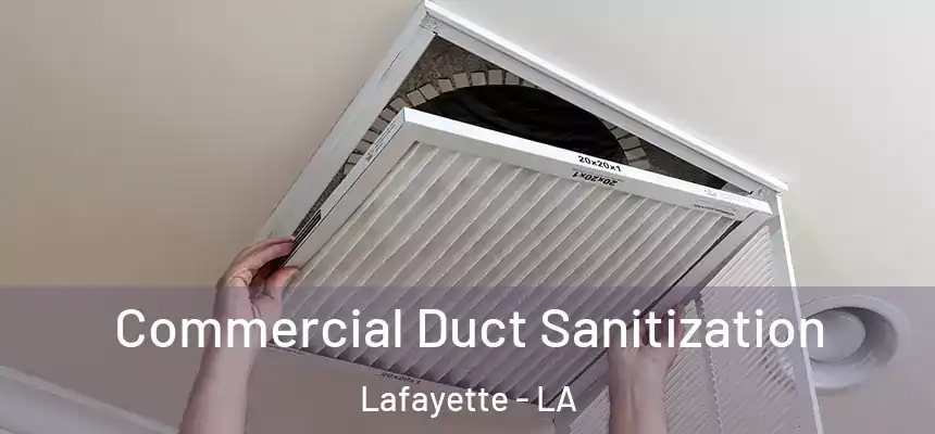 Commercial Duct Sanitization Lafayette - LA